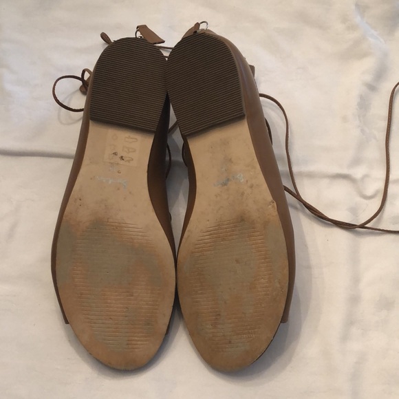 Boden Women’s Leather Open Toe Lace Up Tassel Sandal Size EU 39 Tan Brown - Picture 5 of 12